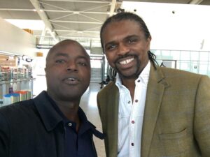 With Papillo Kanu Nwankwo